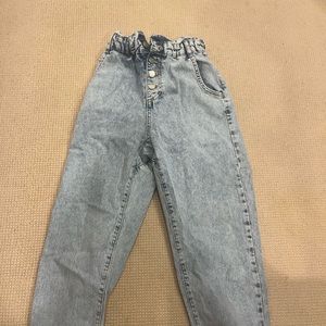 HIGH RISE - BAGGY PAPERBAG - TAPERED LEG - ANKLE-GRAZER - RIGID